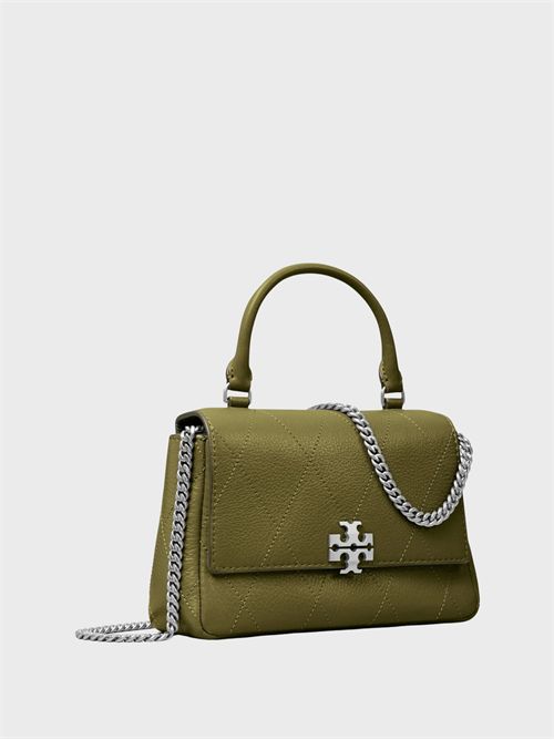 Mini Charlie Quilted Pebbled Leather Top-Handle Bag TORY BURCH | 186032325